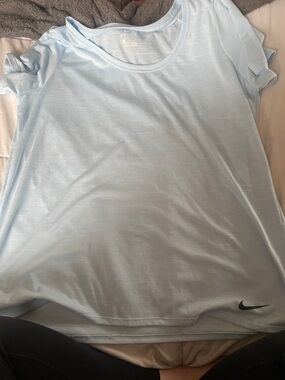 Nike Dri-FIT Light Blue Women's Short Sleeve Tee